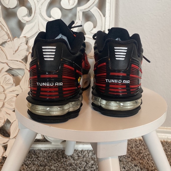 Nike Air Max Plus III "Black/Pimento/Ceramic-Resin" YOUTH Shoe size 4.5 ✨ - Picture 8 of 16